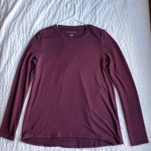 Comfy Maroon Long Sleeve Shirt